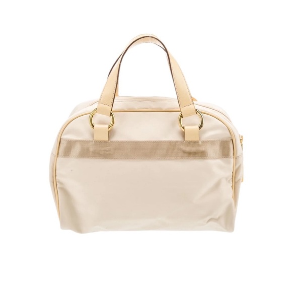 MOSCHINO Cream and Gold Nylon Shoulder Bag - Picture 3 of 4
